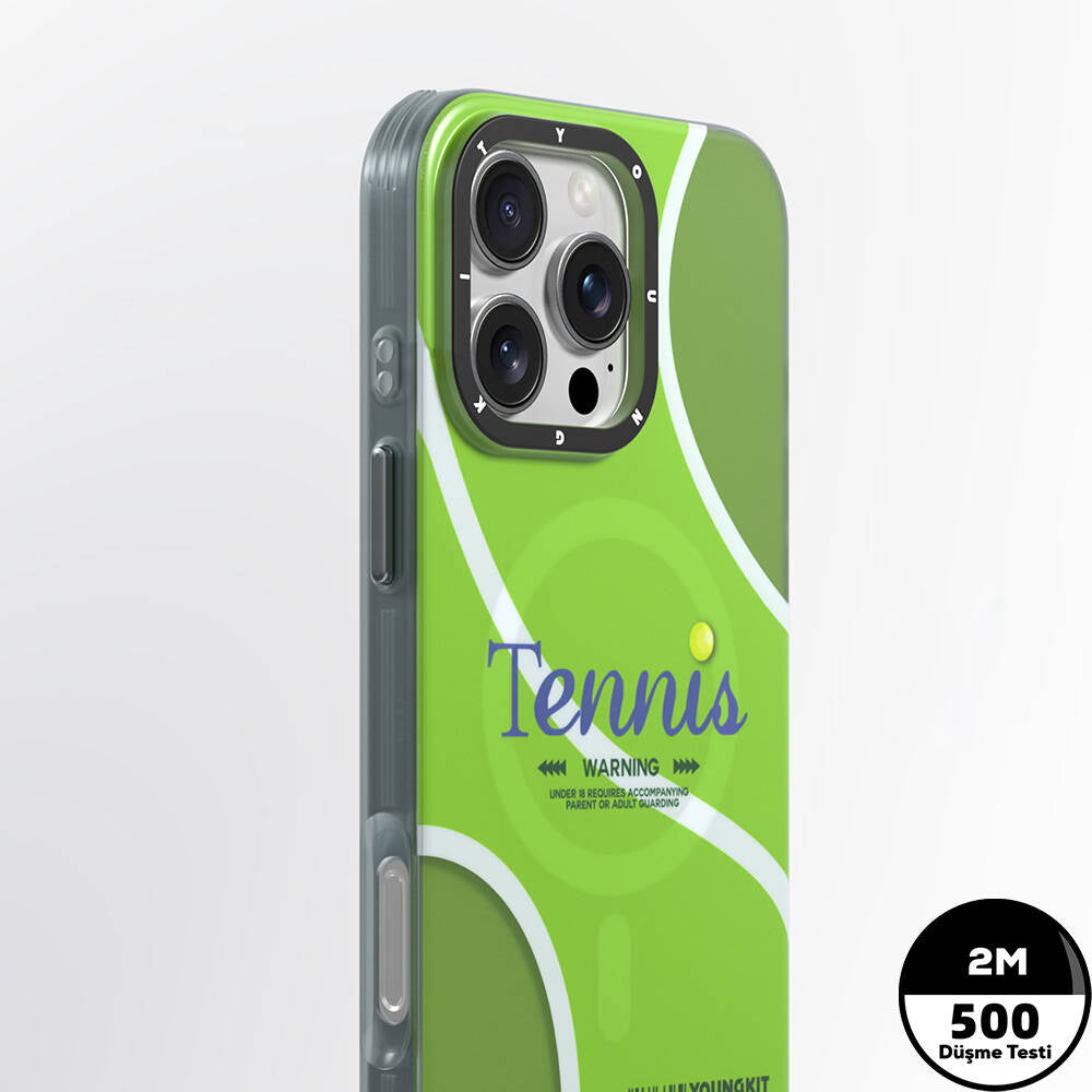 iPhone 16 Pro Max Kılıf M-safe Şarj Özellikli Spor Tasarımlı Youngkit Dynamic Serisi Kılıf