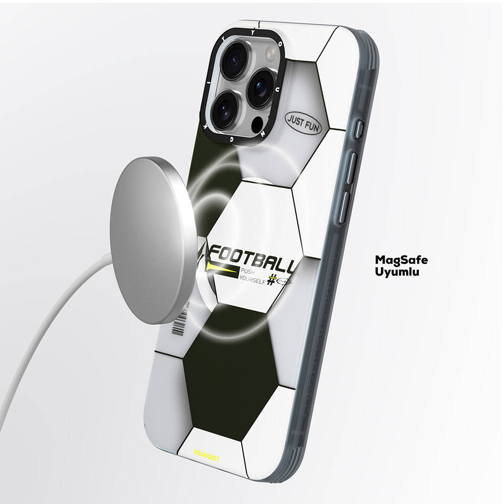 iPhone 16 Pro Max Kılıf M-safe Şarj Özellikli Spor Tasarımlı Youngkit Dynamic Serisi Kılıf