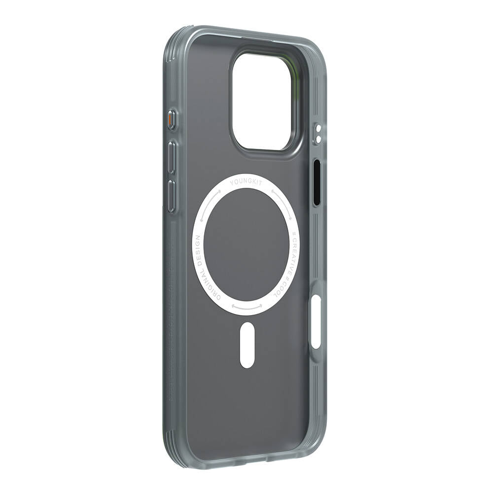 iPhone 16 Pro Max Kılıf M-safe Şarj Özellikli Spor Tasarımlı Youngkit Dynamic Serisi Kılıf