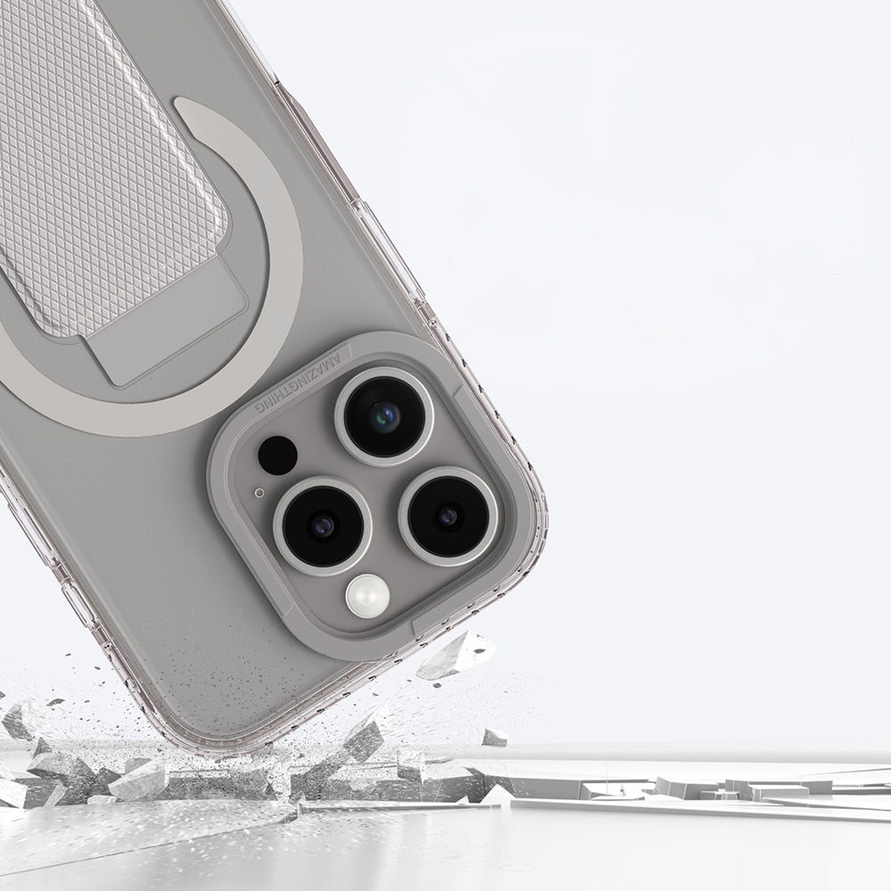 iPhone 16 Pro Max Kılıf M-safe Şarj Özellikli Standlı Amazingthing Titan Pro Plus Kılıf