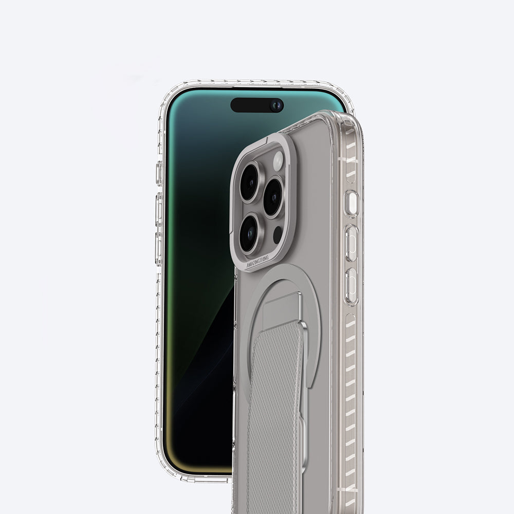 iPhone 16 Pro Max Kılıf M-safe Şarj Özellikli Standlı Amazingthing Titan Pro Plus Kılıf