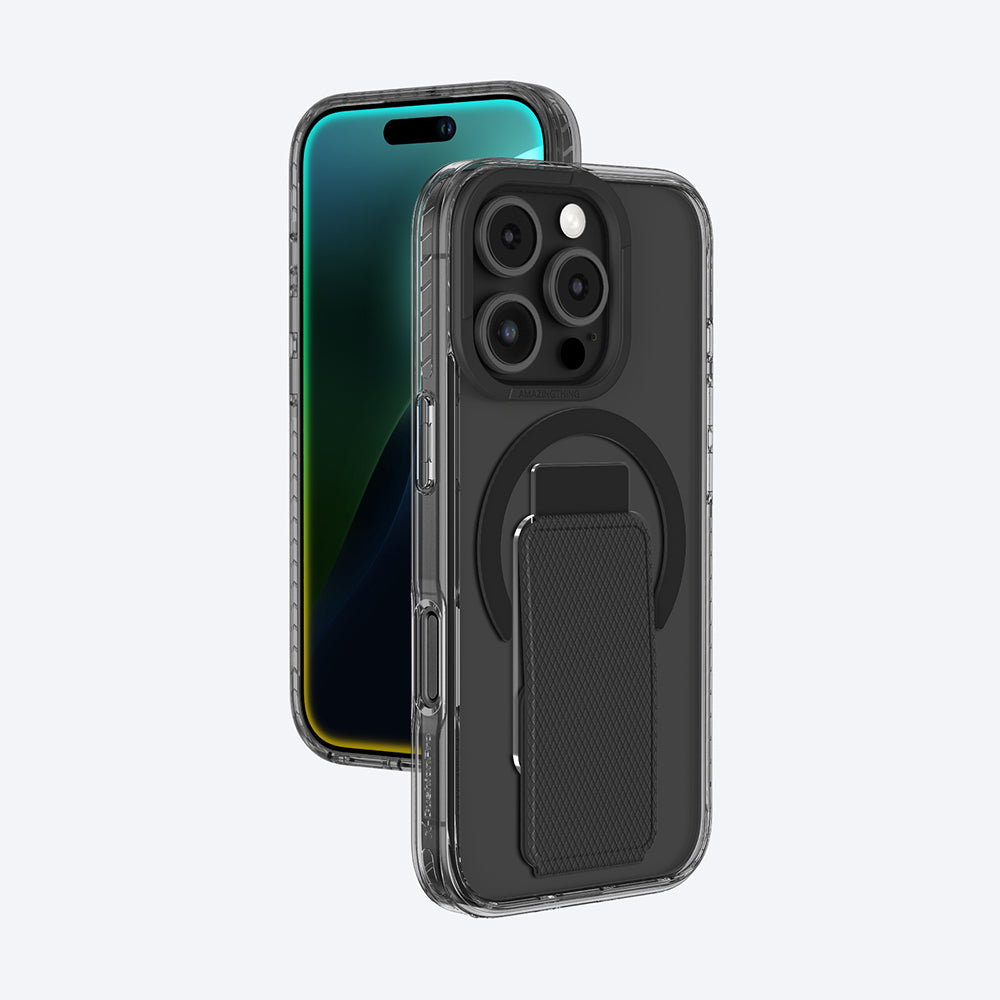 iPhone 16 Pro Max Kılıf M-safe Şarj Özellikli Standlı Amazingthing Titan Pro Plus Kılıf