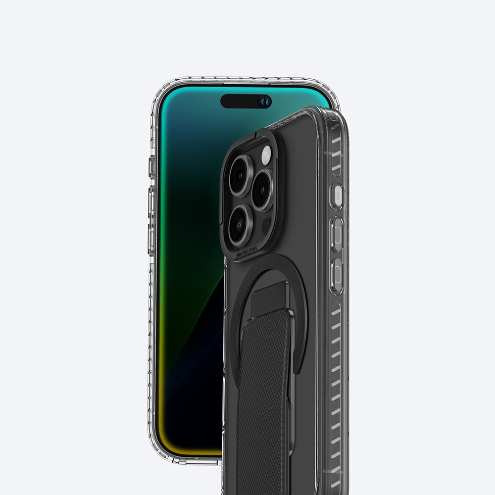 iPhone 16 Pro Max Kılıf M-safe Şarj Özellikli Standlı Amazingthing Titan Pro Plus Kılıf