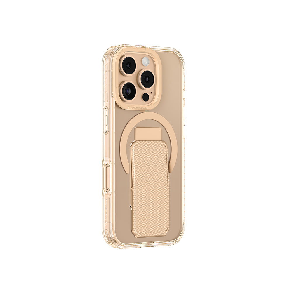 iPhone 16 Pro Max Kılıf M-safe Şarj Özellikli Standlı Amazingthing Titan Pro Plus Kılıf