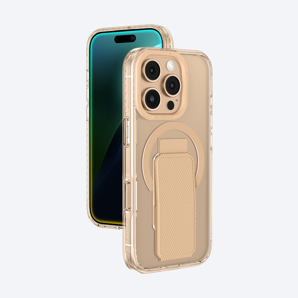 iPhone 16 Pro Max Kılıf M-safe Şarj Özellikli Standlı Amazingthing Titan Pro Plus Kılıf