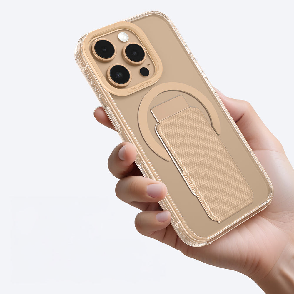 iPhone 16 Pro Max Kılıf M-safe Şarj Özellikli Standlı Amazingthing Titan Pro Plus Kılıf