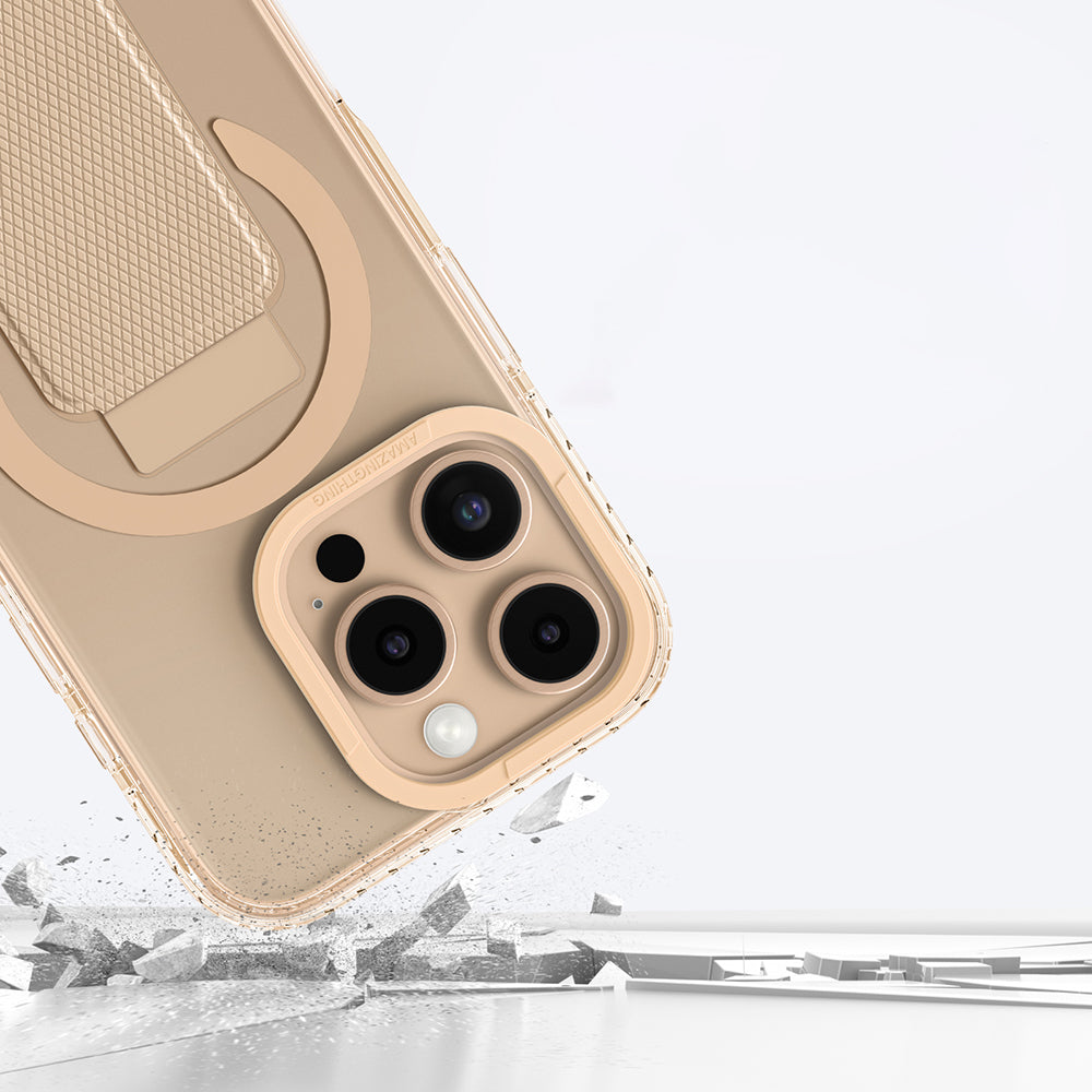 iPhone 16 Pro Max Kılıf M-safe Şarj Özellikli Standlı Amazingthing Titan Pro Plus Kılıf