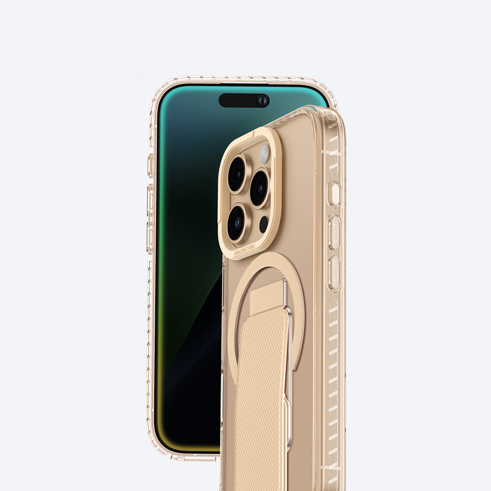iPhone 16 Pro Max Kılıf M-safe Şarj Özellikli Standlı Amazingthing Titan Pro Plus Kılıf