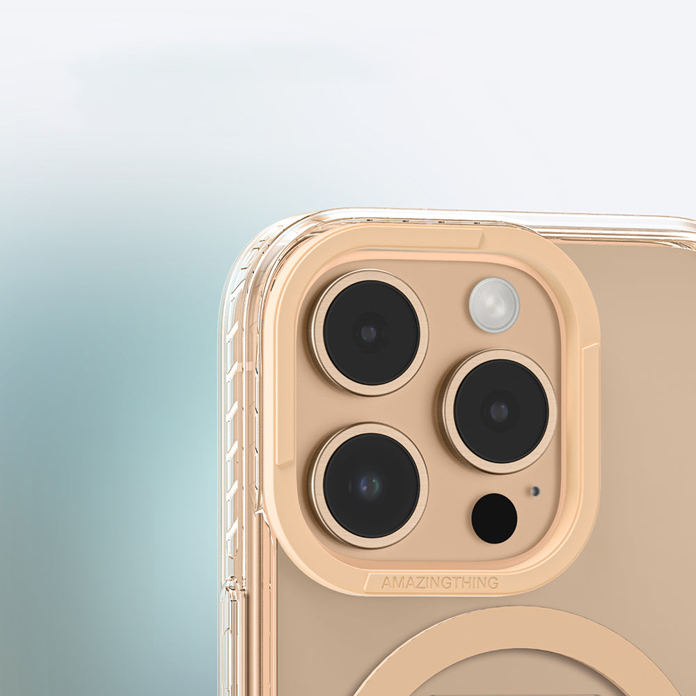 iPhone 16 Pro Max Kılıf M-safe Şarj Özellikli Standlı Amazingthing Titan Pro Plus Kılıf