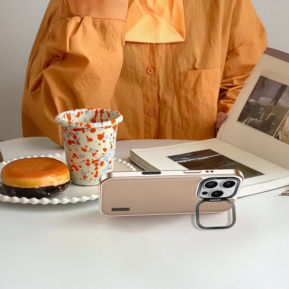 iPhone 16 Pro Max Kılıf M-safe Şarj Özellikli Standlı Leto Kılıf