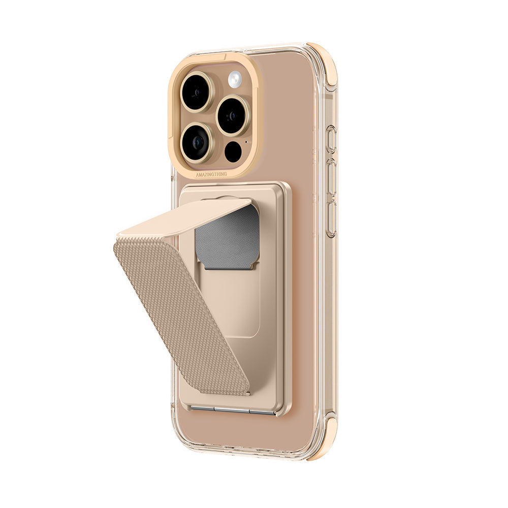 iPhone 16 Pro Max Kılıf M-safe Şarj Özellikli Standlı Set Amazingthing Omni Adventure Serisi Kılıf