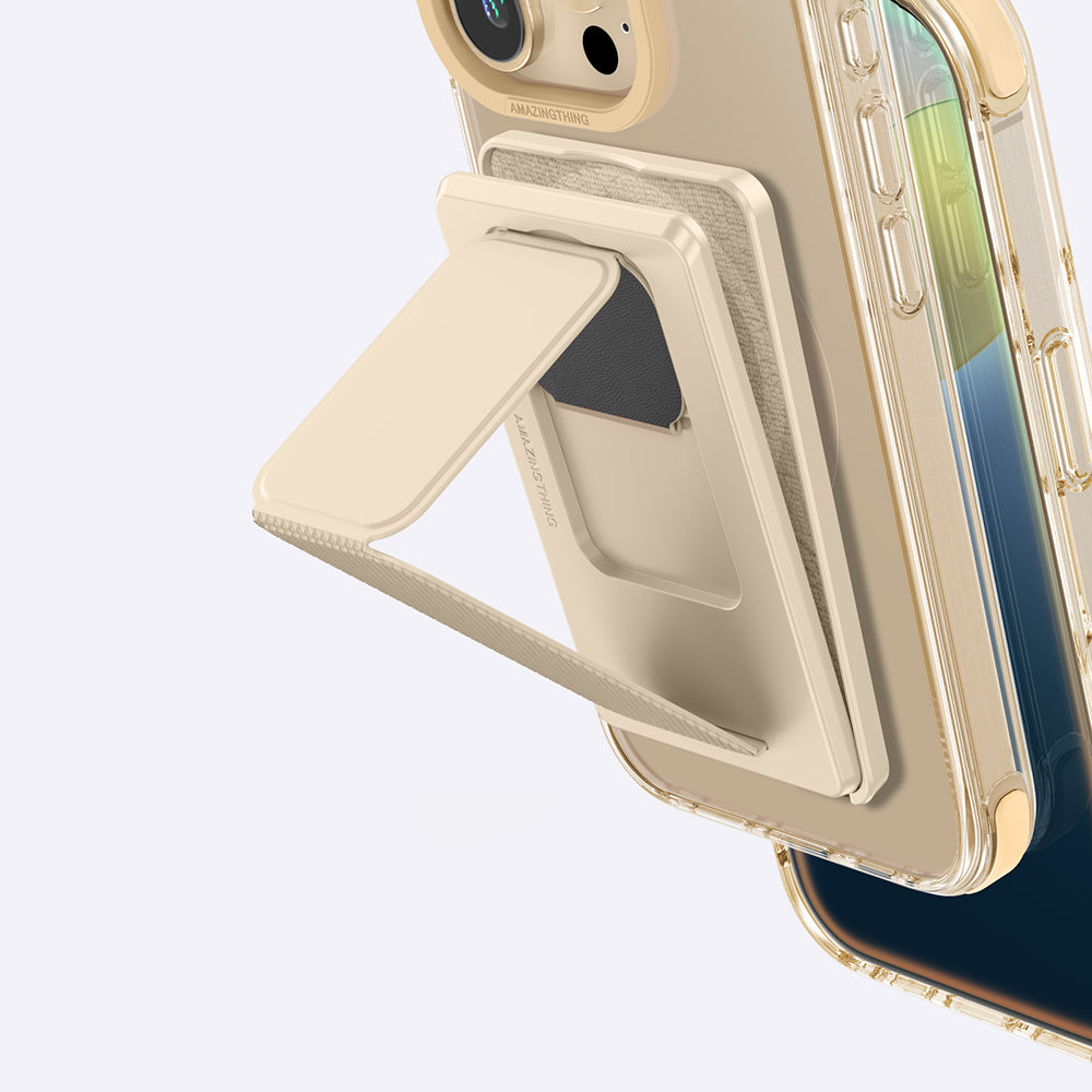 iPhone 16 Pro Max Kılıf M-safe Şarj Özellikli Standlı Set Amazingthing Omni Adventure Serisi Kılıf