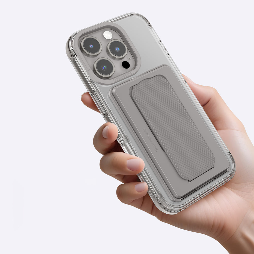 iPhone 16 Pro Max Kılıf M-safe Şarj Özellikli Standlı Set Amazingthing Omni Adventure Serisi Kılıf