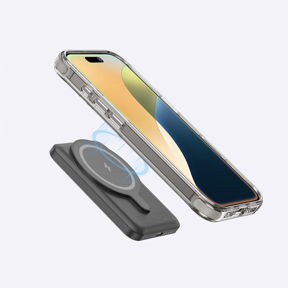 iPhone 16 Pro Max Kılıf M-safe Şarj Özellikli Standlı Set Amazingthing Omni Adventure Serisi Kılıf