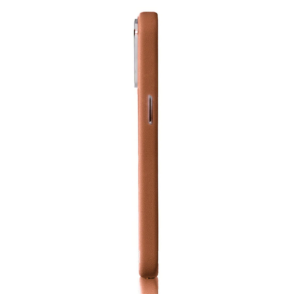 iPhone 16 Pro Max Kılıf M-safe Şarj Özellikli Standlı Suni Deri Tasarımlı Pynana Dancing Circle Serisi Kılıf
