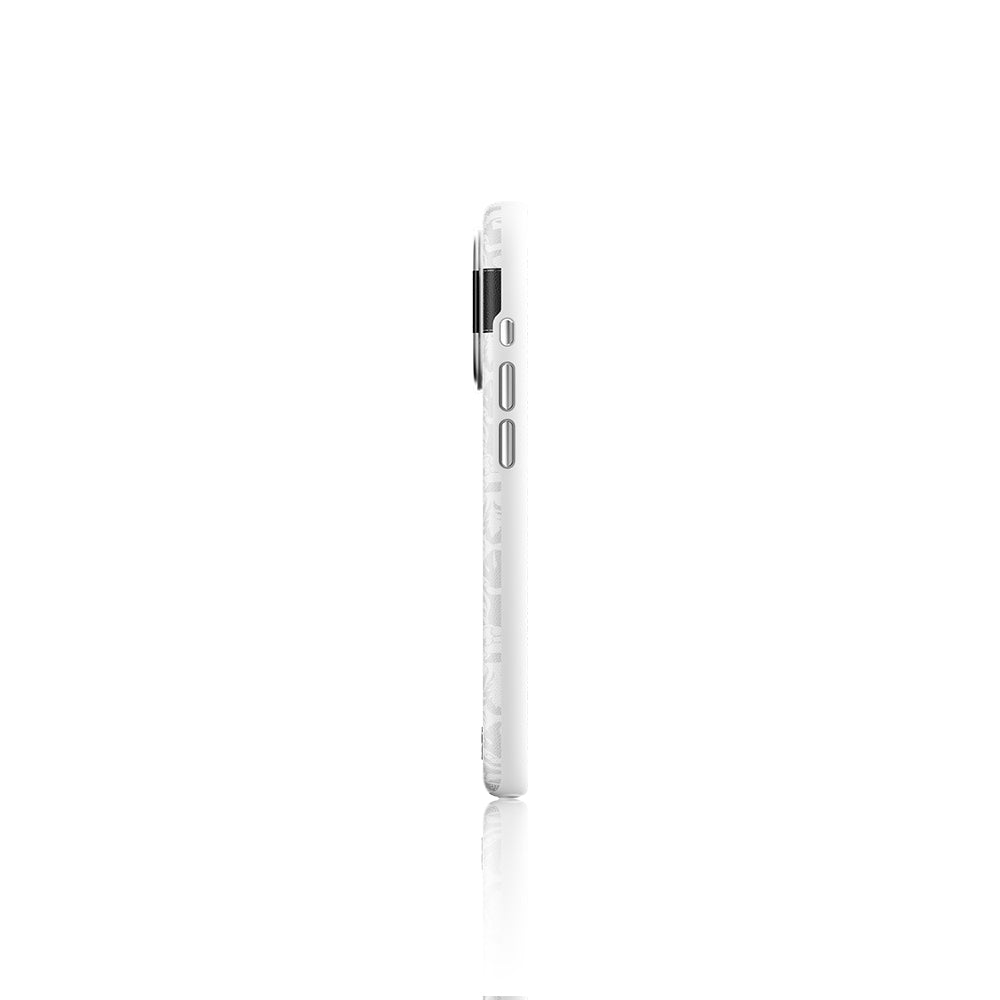 iPhone 16 Pro Max Kılıf M-safe Şarj Özellikli Suni Deri Tasarımlı Desenli Pynana Print Serisi Kılıf