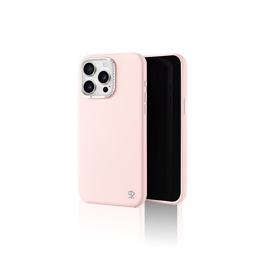 iPhone 16 Pro Max Kılıf M-safe Şarj Özellikli Suni Deri Tasarımlı Pynana Starry Serisi Kılıf