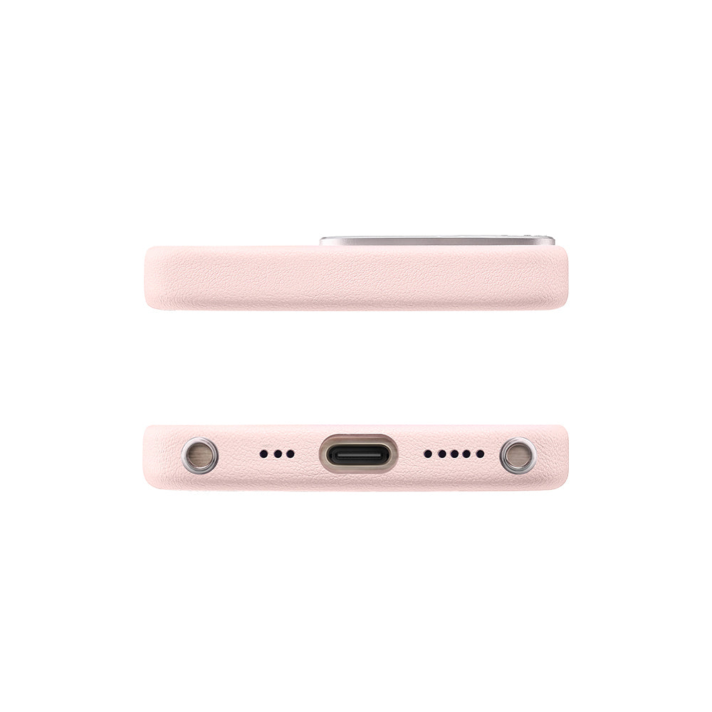 iPhone 16 Pro Max Kılıf M-safe Şarj Özellikli Suni Deri Tasarımlı Pynana Starry Serisi Kılıf