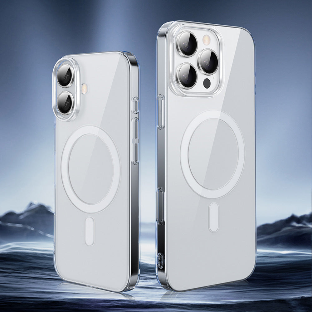 iPhone 16 Pro Max Kılıf M-safe Şarj Özellikli Wiwu YXK-207 Invisible Pro Sert PC Kılıf