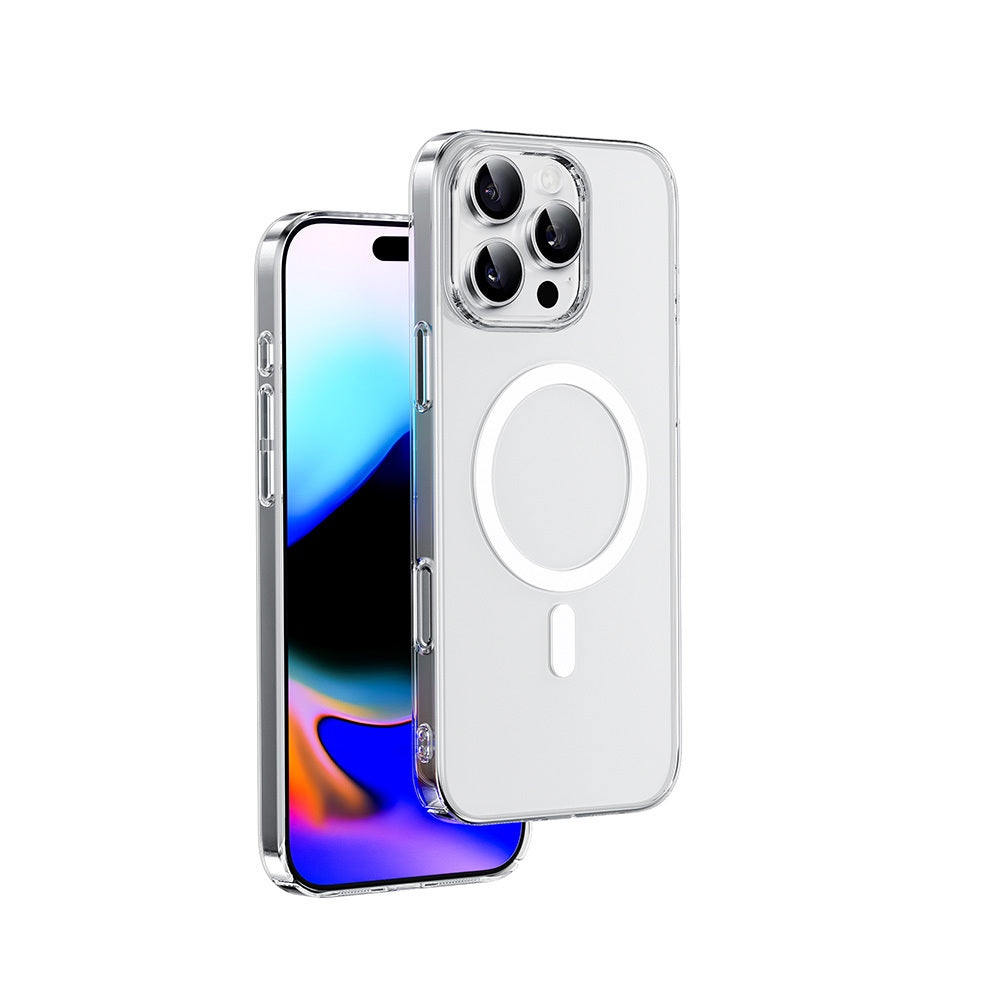 iPhone 16 Pro Max Kılıf M-safe Şarj Özellikli Wiwu YXK-207 Invisible Pro Sert PC Kılıf