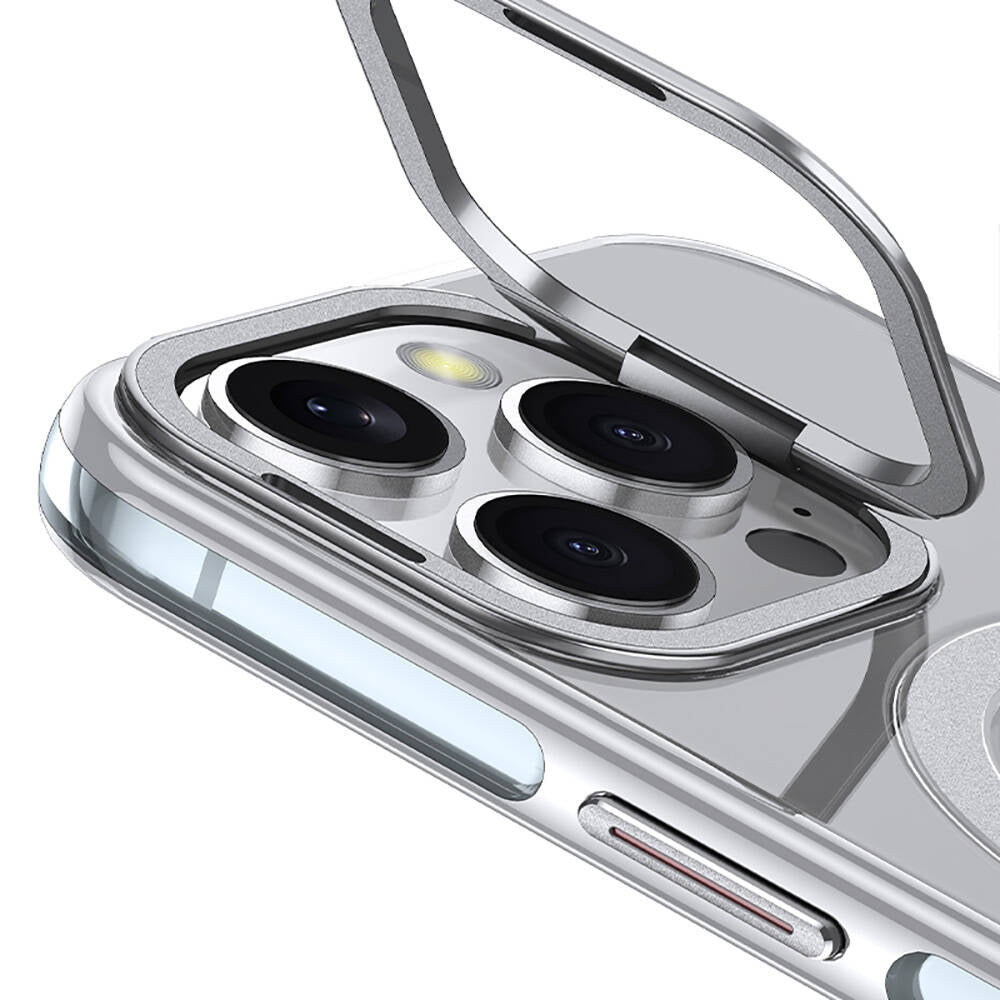 iPhone 16 Pro Max Kılıf M-safe Şarj Özellikli Wlons Standlı Efsane Kılıf