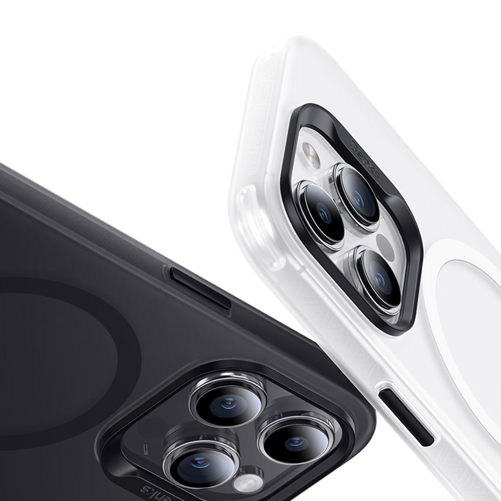 iPhone 16 Pro Max Kılıf M-safe Şarj Özellikli Yeni Seri Benks Lucid Armor Kılıf