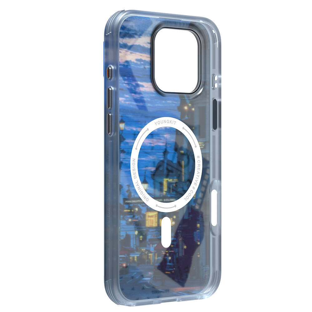 iPhone 16 Pro Max Kılıf M-safe Şarj Özellikli Youngkit A-City Serisi Kılıf