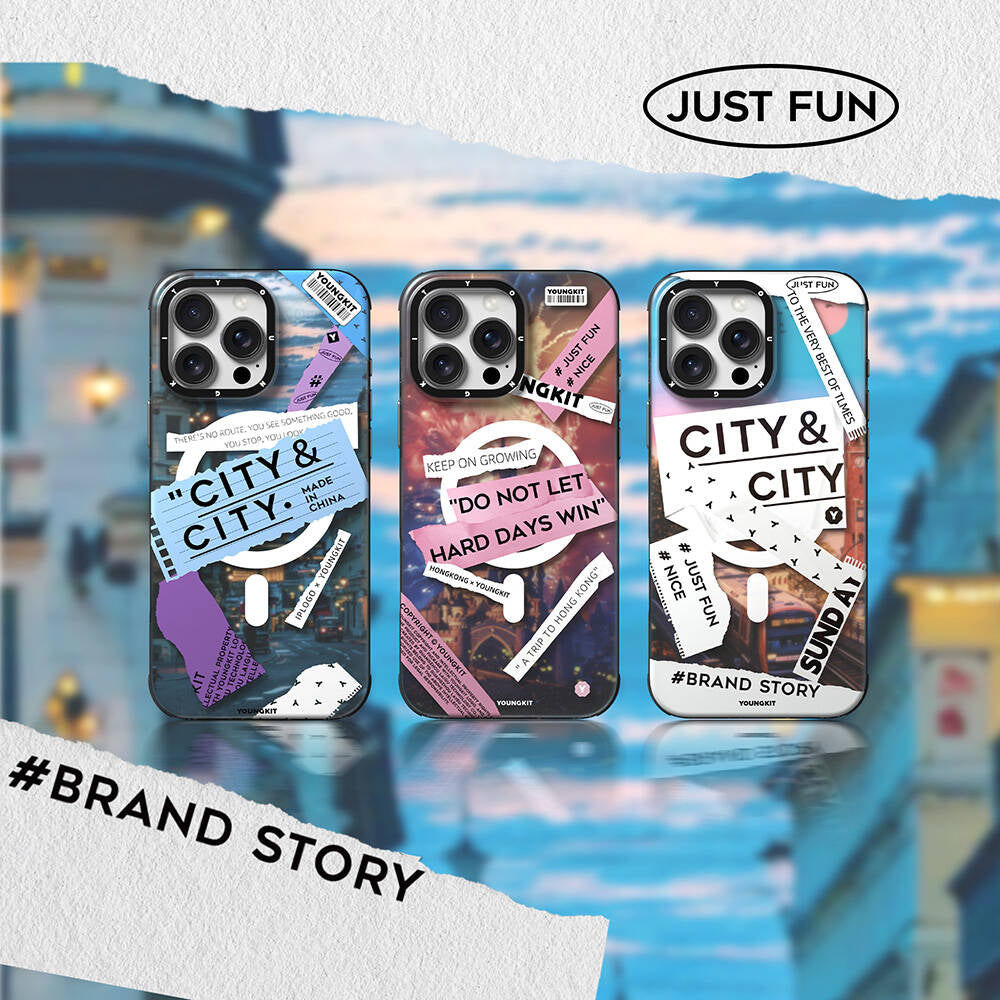 iPhone 16 Pro Max Kılıf M-safe Şarj Özellikli Youngkit A-City Serisi Kılıf