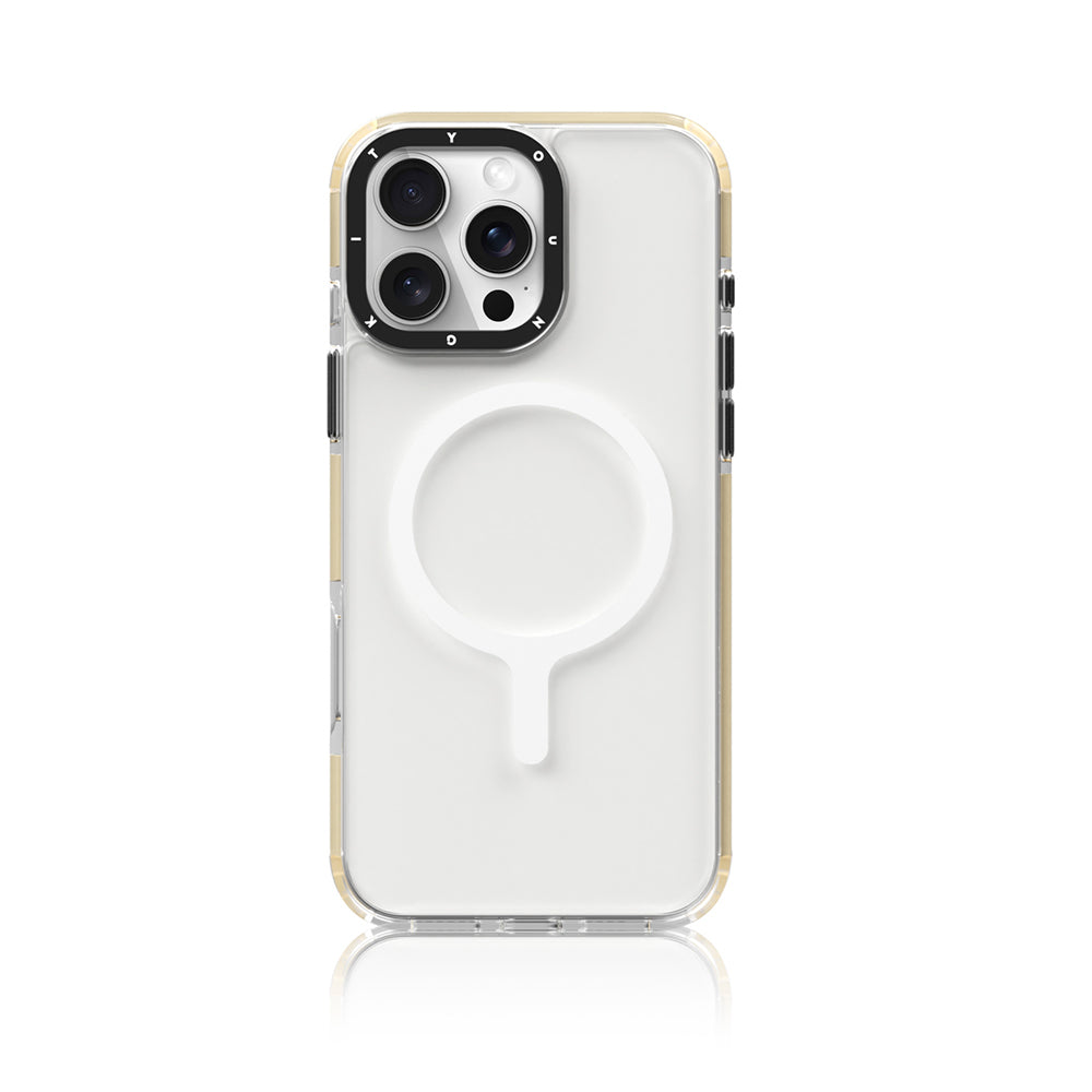 iPhone 16 Pro Max Kılıf M-safe Şarj Özellikli YoungKit Crystal Color Serisi Kılıf
