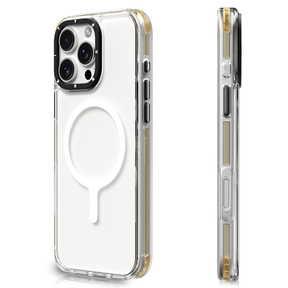 iPhone 16 Pro Max Kılıf M-safe Şarj Özellikli YoungKit Crystal Color Serisi Kılıf