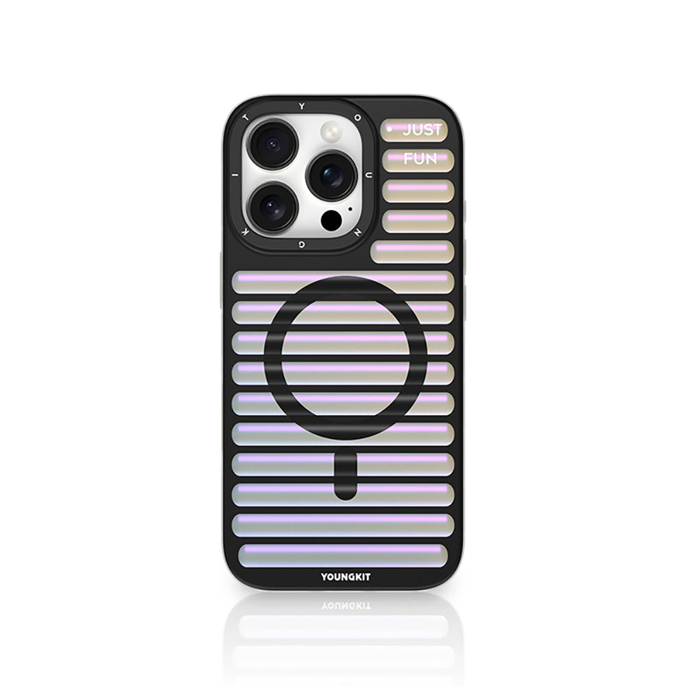 iPhone 16 Pro Max Kılıf M-safe Şarj Özellikli Youngkit Geek Serisi Kılıf