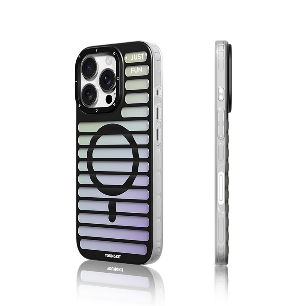 iPhone 16 Pro Max Kılıf M-safe Şarj Özellikli Youngkit Geek Serisi Kılıf