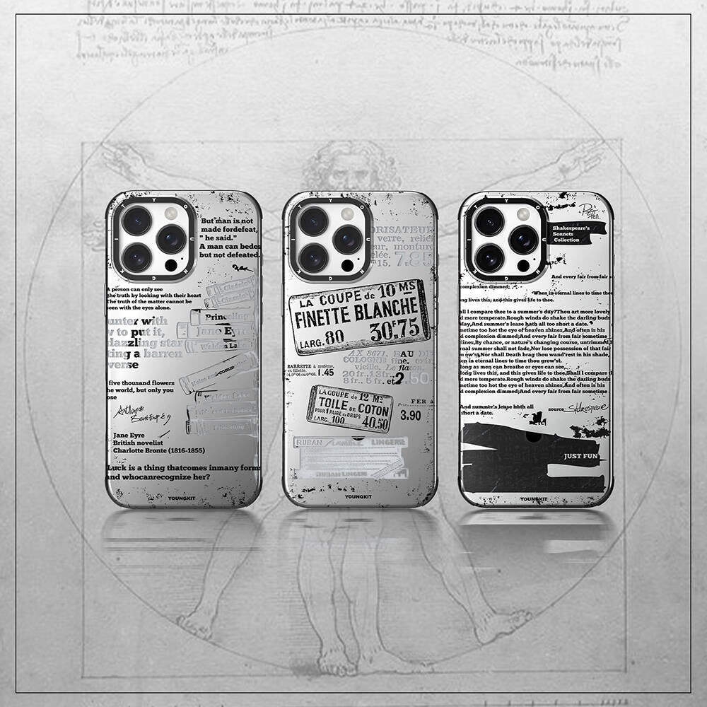 iPhone 16 Pro Max Kılıf M-safe Şarj Özellikli Youngkit Literary Serisi Retro Magz Kılıf