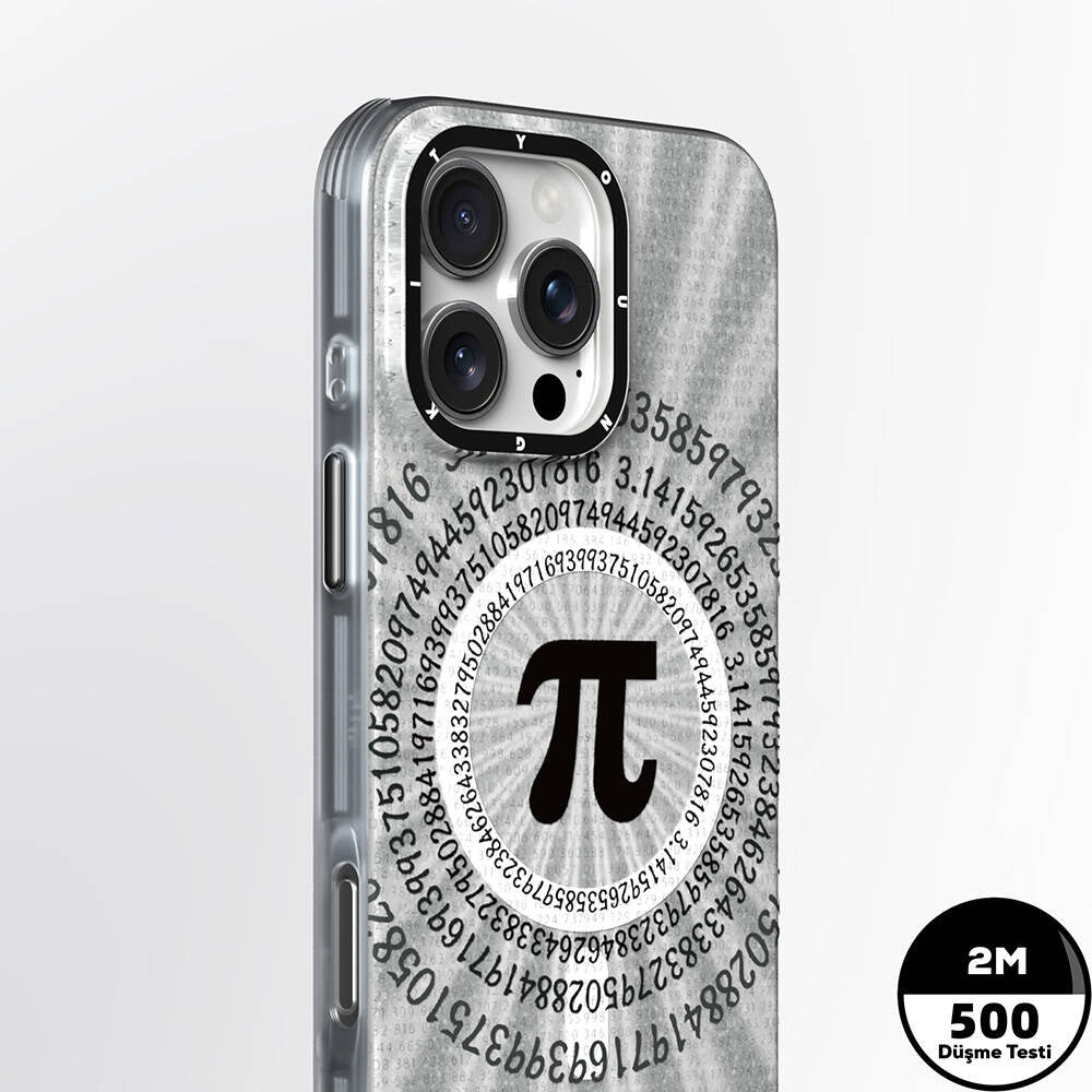 iPhone 16 Pro Max Kılıf M-safe Şarj Özellikli Youngkit Mathematical Serisi Kılıf