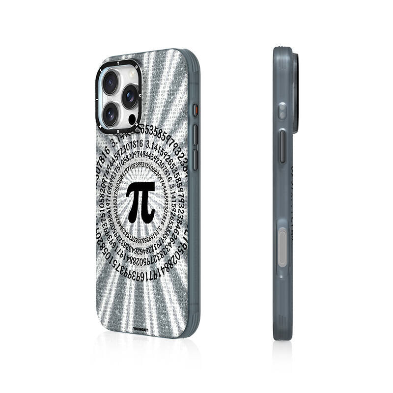 iPhone 16 Pro Max Kılıf M-safe Şarj Özellikli Youngkit Mathematical Serisi Kılıf