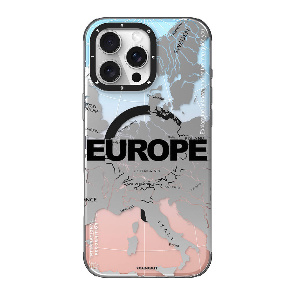 iPhone 16 Pro Max Kılıf M-safe Şarj Özellikli Youngkit Universal Serisi Kılıf