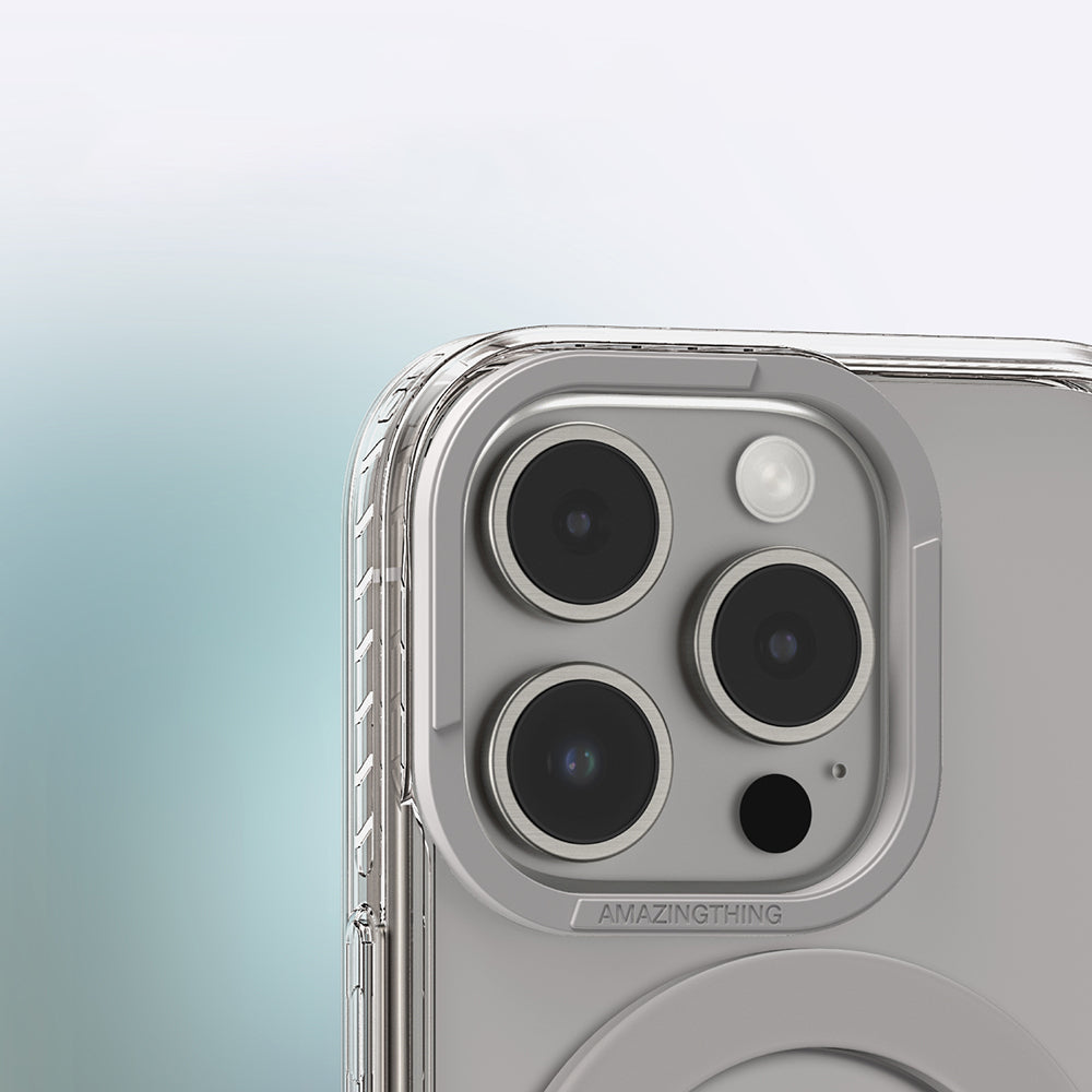 iPhone 16 Pro Max Kılıf M-safe Şarj Özellikli Yüzük Standlı Amazingthing Titan Pro Serisi Kılıf
