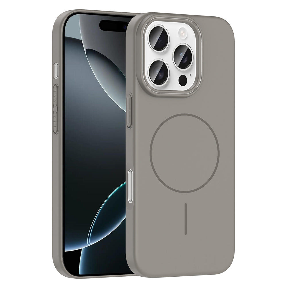 iPhone 16 Pro Max Kılıf M-safe Şarj Özellikli Zore Ruby Sert Kılıf