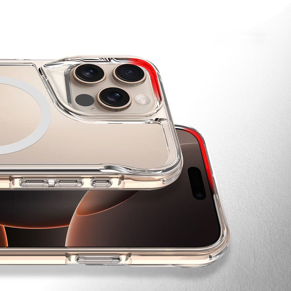 iPhone 16 Pro Max Kılıf M-safe Şarj Özellikli Zore T-Max Standlı Kılıf