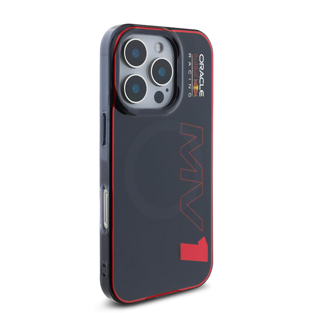 iPhone 16 Pro Max Kılıf Redbull Orijinal Lisanslı M-safe Şarj Özellikli Çift Katmanlı Sert PC Büyük Boy MV Kılıf