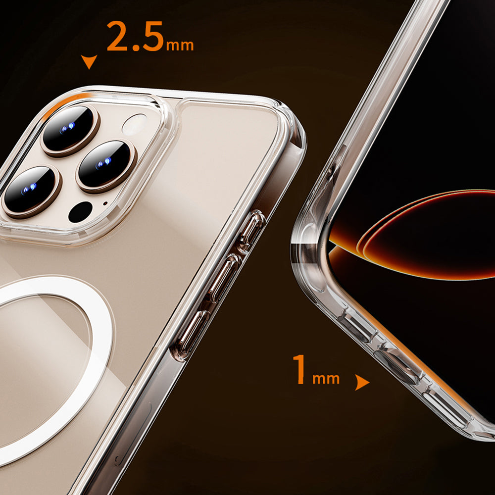 iPhone 16 Pro Max Kılıf Wiwu MCC-102 Magnetic Crystal Sert PC Kılıf