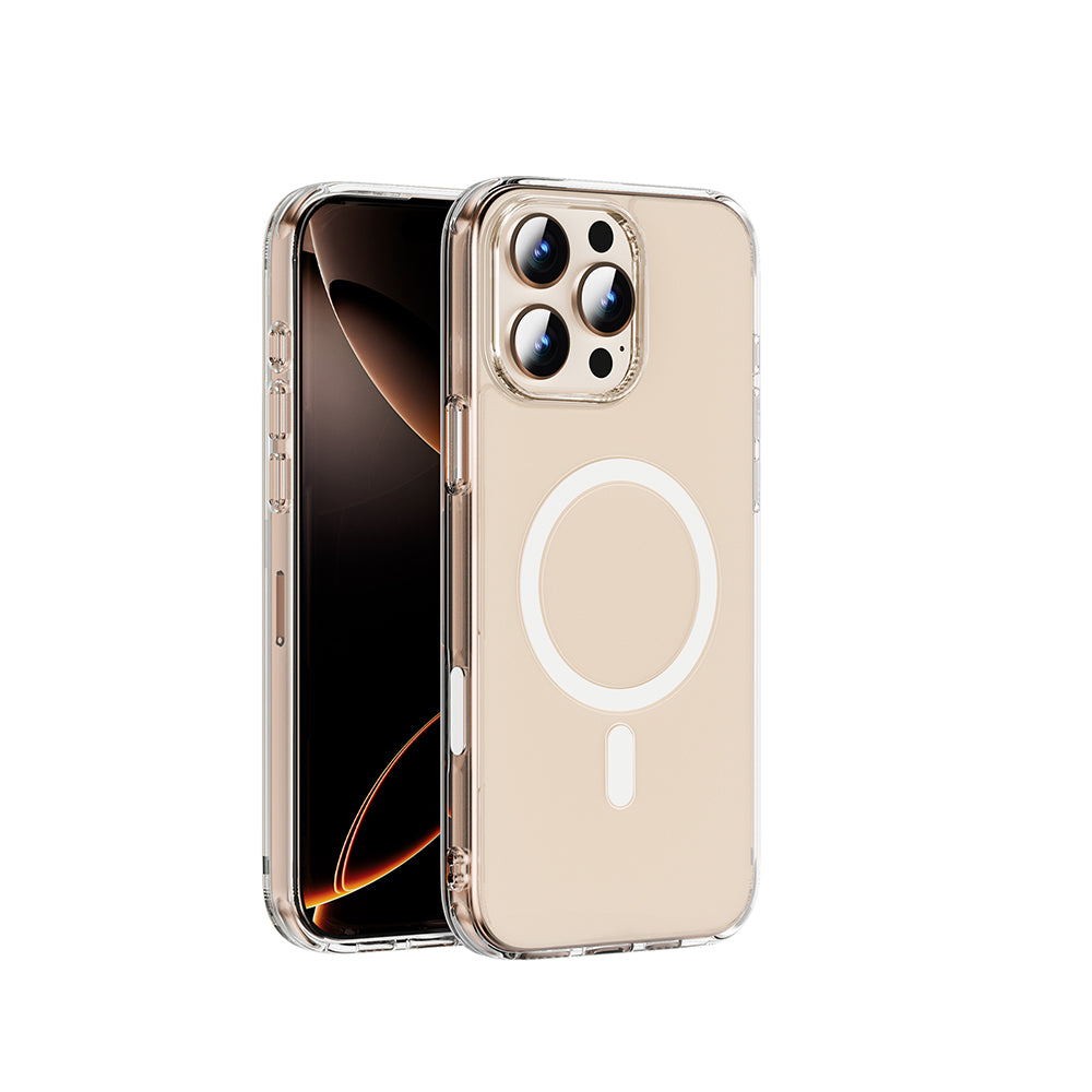 iPhone 16 Pro Max Kılıf Wiwu MCC-102 Magnetic Crystal Sert PC Kılıf