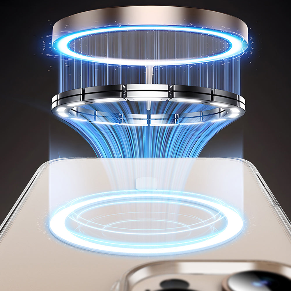 iPhone 16 Pro Max Kılıf Wiwu MCC-102 Magnetic Crystal Sert PC Kılıf