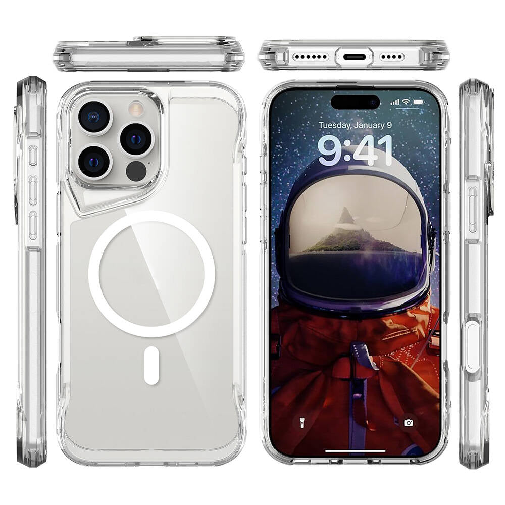 iPhone 16 Pro Max Kılıf Zore M-safe Şarj Özellikli T-Max M-safe Kılıf