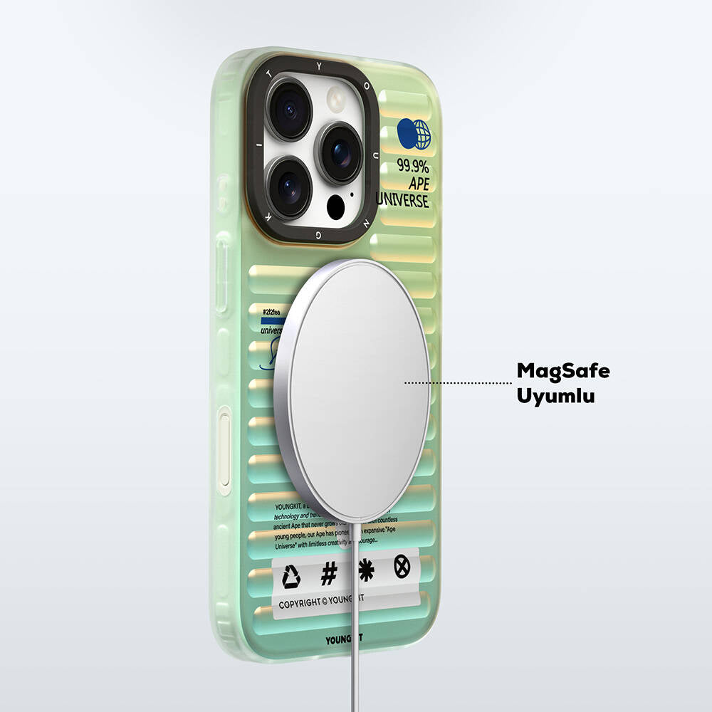 iPhone 16 Pro Max M-safe Şarj Özellikli Youngkit Chameleon Serisi Kılıf