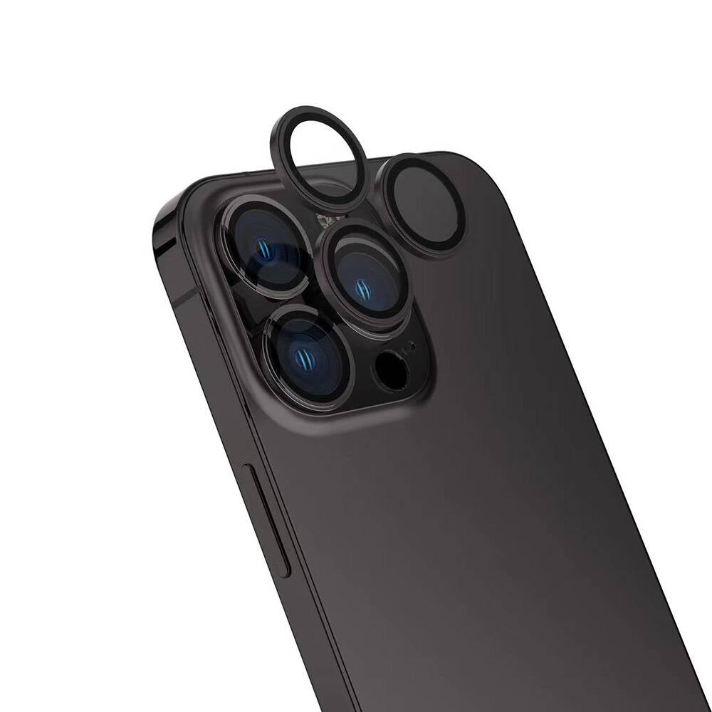iPhone 16 Pro Max Zore Safir CL-15 Parmak İzi Bırakmayan Anti-Reflective Kamera Lens Koruyucu