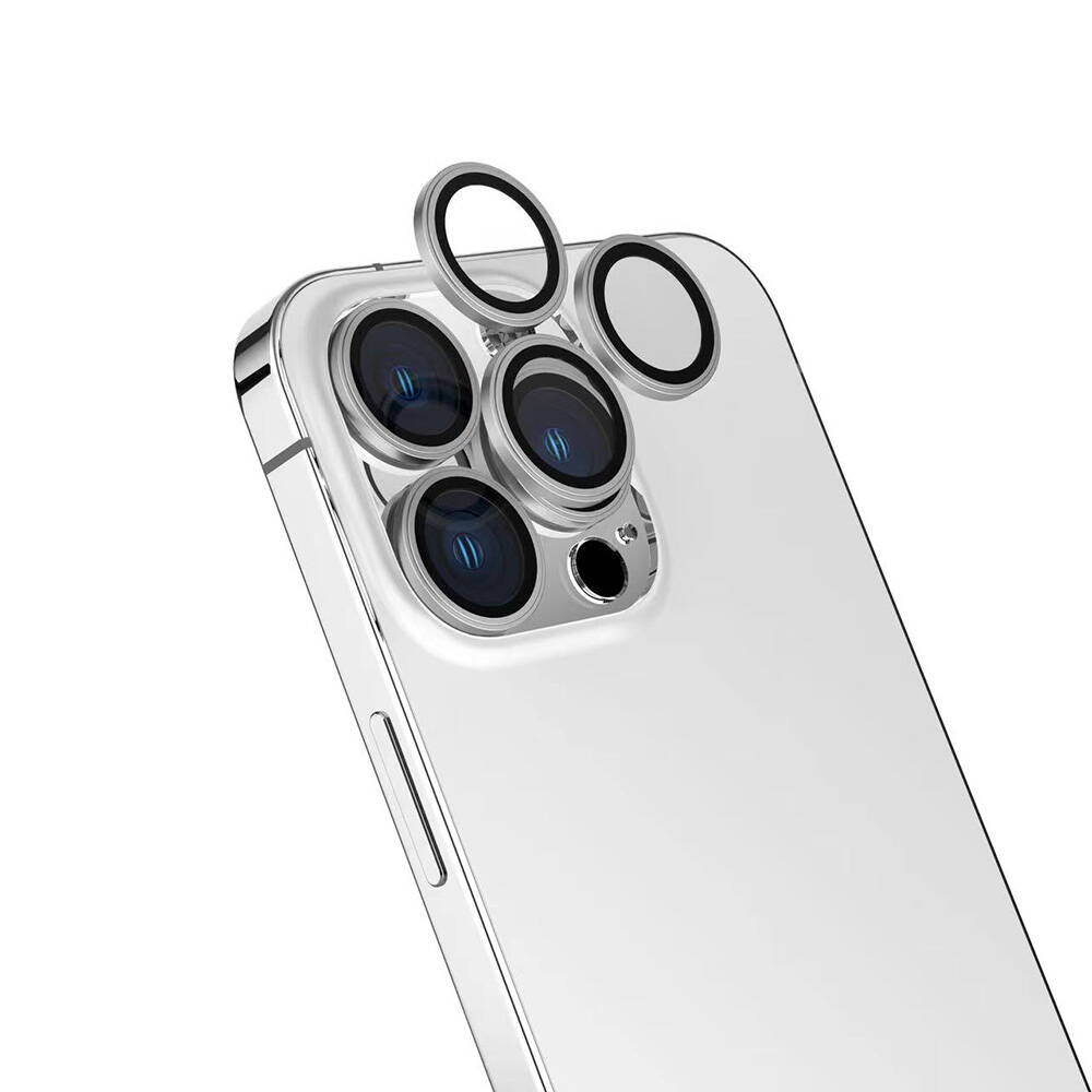 iPhone 16 Pro Max Zore Safir CL-15 Parmak İzi Bırakmayan Anti-Reflective Kamera Lens Koruyucu