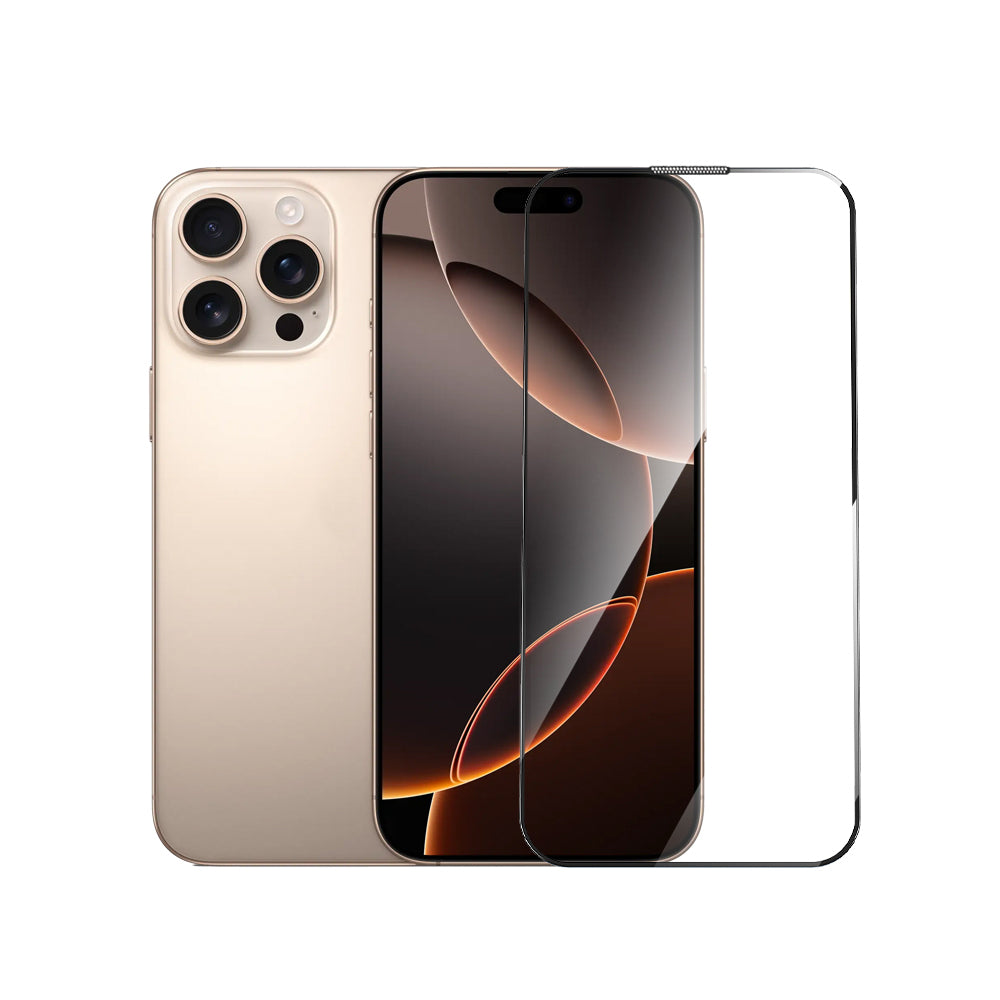iPhone 16 Pro Wiwu GT-020 Titan Guard Serisi Şok Emici Hibrit Polimer HD Şeffaf Ekran Koruyucu Film + Kolay Uygulama Aparatı