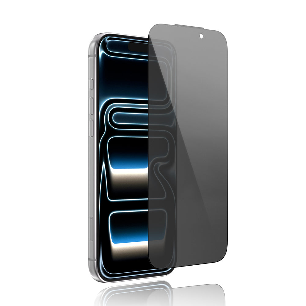 iPhone 16 Pro Youngkit 2.5D Parmak İzi Bırakmayan 0.33mm Privacy Temperli Cam Ekran Koruyucu