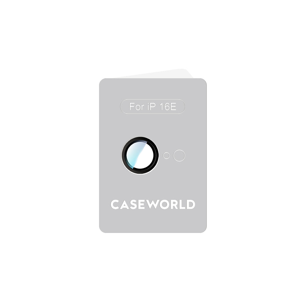 iPhone 16E CaseWorld Alloy Serisi Oleofobik Anti Reflective Kamera Lens Koruyucu